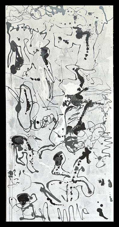 Drip Splash Pour Triptych