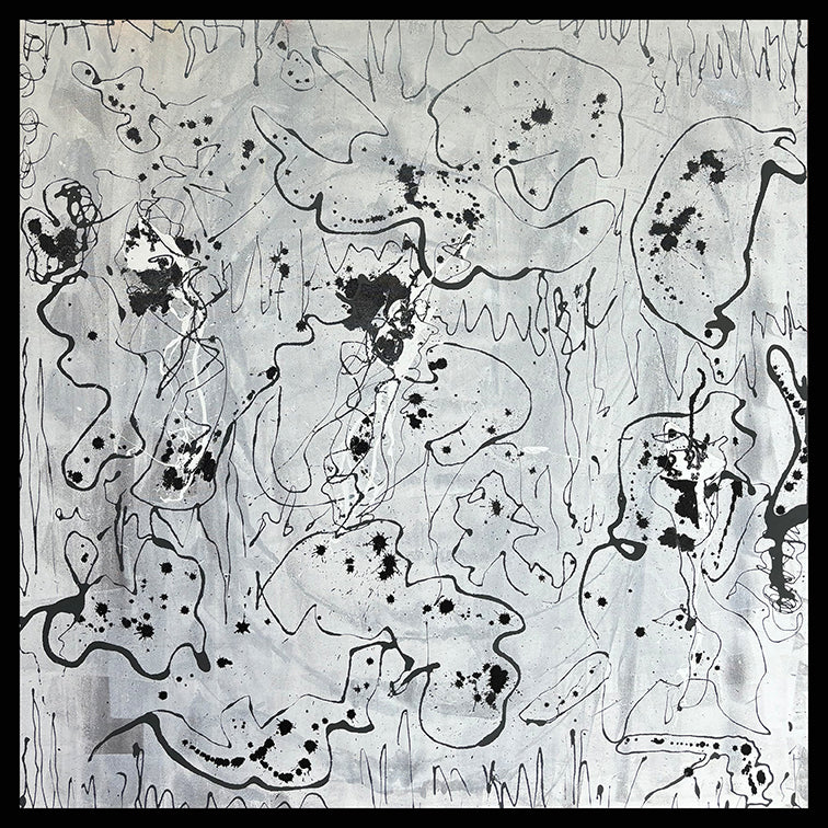 Drip Splash Pour Triptych